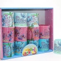 Stitch Baskılı Magic Spring Stres Yayı - Standlı Pembe Ve Mavi Renk 12li Seti Alk3986