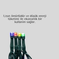 Su Geçirmez Pil Çalışan LED Perde Işık – İç ve Dış Mekan