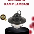Su Geçirmez Taşınabilir Çadır Gece Lambası