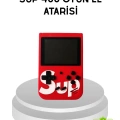 SUP Retro El Konsolu – 500 Oyun, TV Bağlantılı, 3 İnç Ekranlı Şarjlı Mini Atari