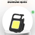 Süper Parlak 800 Lümen LED Fener – USB Şarjlı, 3 Işık Modlu, Mini Taşınabilir ve Anahtarlık Tipi