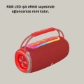Suya Dayanıklı 20W RGB Hoparlör Bluetooth, USB, SD Kart ve AUX Girişli