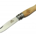 T0221 Bahçe Çakı 16 Cm - Ahşap Sap, Bilezikli, Kılıflı