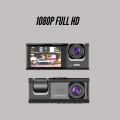 TA-01 1080P Ön 720P Arka ve İç Kamera Sistemli DVR