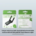 Tak-Çalıştır Özellikli Çift Bant WiFi Adaptör – 1200 Mbps