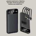 Taşınabilir 20.000 mAh Hızlı Şarj Powerbank 4 Çıkışlı