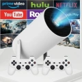 Taşınabilir Android Projeksiyon Ayaklı Çift Kollu 4K Çözünürlüklü Sinema Projeksiyonu