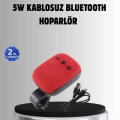 Taşınabilir Bluetooth Hoparlör – 5W Güçlü Ses, TWS ve FM Radyo Özellikli