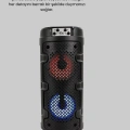 Taşınabilir Bluetooth Hoparlör Çift Sürücü Güçlü Bas HD Ses Çoklu Bağlantı