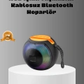 Taşınabilir Bluetooth Hoparlör – RGB Işıklı, Güçlü Bas ve 8 Saat Pil Ömrü