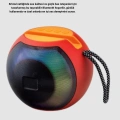 Taşınabilir Bluetooth Hoparlör – RGB Işıklı, Güçlü Bas ve 8 Saat Pil Ömrü
