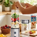 Taşınabilir Cam Blender 450 ml 350 ml Çift Hazneli Smoothie Blender