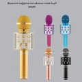 Taşınabilir Karaoke Mikrofon – Bluetooth, USB ve AUX Girişli