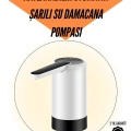 Taşınabilir Şarjlı Damacana Su Pompası Hijyenik Tasarım