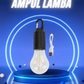 Taşınabilir Şarjlı Led Ampul Askılı Lamba Kamp Bahçe Lambası