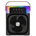 Taşınabilir Sprey Fan RGB Işıklı Mini Klima Soğutucu Nemlendirici USB Şarjlı