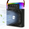 Taşınabilir Sprey Fan RGB Işıklı Mini Klima Soğutucu Nemlendirici USB Şarjlı