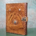 Taşlı Deri Defter Ksk3146