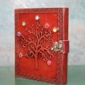 Taşlı Deri Defter Ksk3153