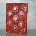 Taşlı Deri Defter Ksk3156