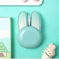 Tavşan Figürlü Kablosuz Mouse Pil Dahil Etiket Hediyeli Mavi