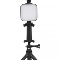 Telefon Tutucu Mini Mikrofonlu Tripod Vlog Çekim Video