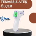 Temassız Dijital Ateş Ölçer Büyük Ekranlı Hızlı Okuma