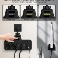 Termal Akım Korumalı 4’lü Duvar Tipi Priz 2x Usb 2x Type-c Çıkışlı Grup Priz Çoğaltıcı Siyah (2500w)