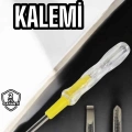 Test Cihazı Kontrol Kalemi Çift Başlıklı Şeffaf Elektrik Testi