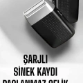 tıraş makinesi Sinek Kaydı Paslanmaz Çelik Taşınabilir Şarjlı