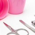 Tırnak Bakım Manikür Pedikür Seti 4 Parça Pembe Minimal ve Dayanıklı