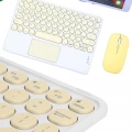 Touchpad Tüm Cihazlara Uyumlu Bluetooth Klavye Touchpad Slim Kablosuz Wifi Q Klavye