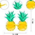 Tropikal Hawaii Ananas Şekilli Parti Gözlüğü 9.5 X 14 Cm