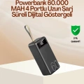 Tüm Cihazlara Uyumlu Çoklu Çıkışlı Powerbank