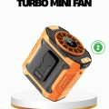 Turbo Mini Taşınabilir Fan – 100 Kademeli Dijital Hız Kontrolü ve Type-C Şarj (Kopya)