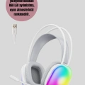 Type-C Şarjlı RGB Işıklı Bluetooth Oyuncu Kulaklığı