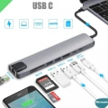 Type-c To Hdtv Multifunction Adapter 8 Port Kablo