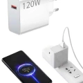 Type C Yüksek Hızlı Şarj Aleti Beyaz 120W Ultra Uzun Ömürlü