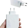 Type C Yüksek Hızlı Şarj Aleti Beyaz 120W Ultra Uzun Ömürlü