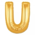 U Harf Folyo Balon Altın Renk  40 İnç