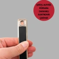 USB Şarjlı Alevsiz Elektronik Çakmak – Rüzgara Dayanıklı, Gazsız, Güvenli Kullanım
