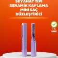 USB Şarjlı Kablosuz Saç Düzleştirici – Seyahat ve Günlük Kullanım