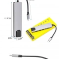 Usb Type-c Hub Dönüştürücü Çevirici Çoklayıcı Macbook Çevirici 8 Portlu