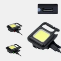 USB Type-C Şarjlı Mini Fener – Manyetik, Katlanabilir ve Şişe Açacaklı Tasarım