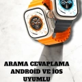 Uyku ve Nabız Takipli, Wireless Şarjlı Akıllı Saat Android ve iOS Uyumlu