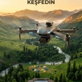 Uzaktan Kumandalı Çift Kameralı Hobi ve Fotoğraf Droneu