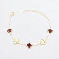Vc Yonca Bileklik - Bordo