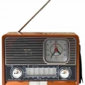 Vintage Nostaljik Radyo AUX USB SD Kart Girişli Şarjlı Bluetooth Bağlantılı