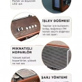 Vintage Nostaljik Radyo AUX USB SD Kart Girişli Şarjlı Bluetooth Bağlantılı