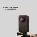 Vlog, Seyahat ve Günlük Video Çekimleri İçin Mini Kamera Yeni Nesil